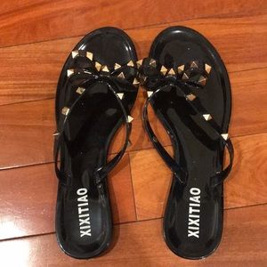 Sandals purchased to wear at a wedding!